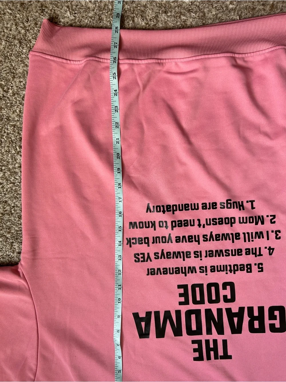 The Grandma Code Pink Sweatshirt - Cozy Women's Sweater Crewneck XXL